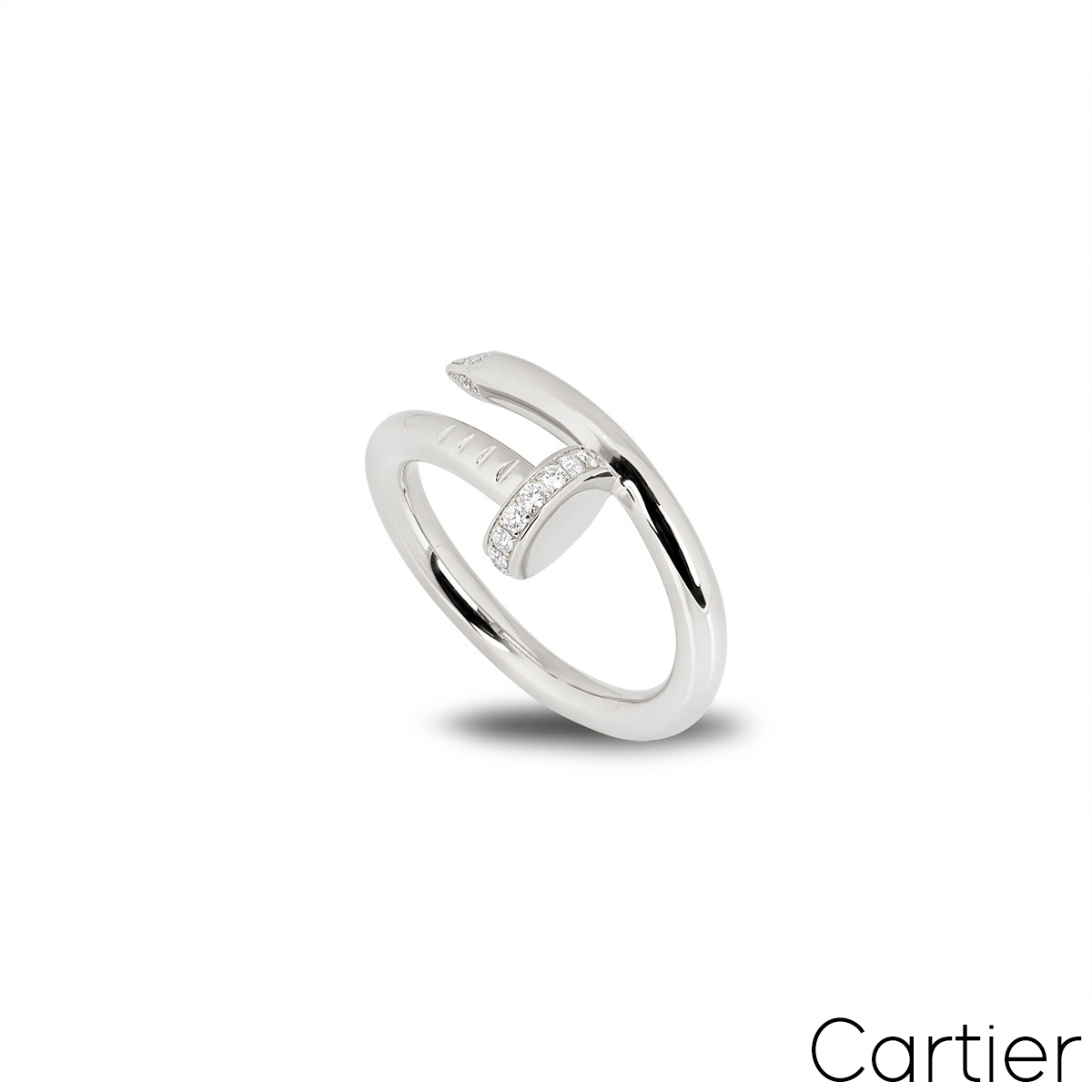 Ourosjewels White Gold Round Cut Lab Diamond Sky Enamel Initial C Letter  Ring, Weight: 0.15 Tcw at Rs 18638 in Surat